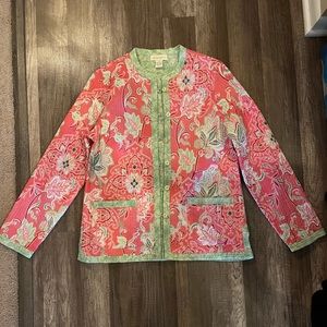 Appleseeds petite 100% cotton reversible jacket